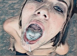 Cumshot Porn Pencil Drawings - Cumshot - image on Isselecta