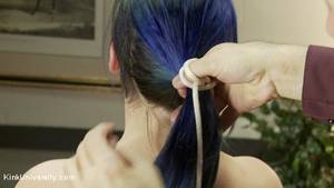 Bondage Porn Hair - Photo number 1 from Decorative Bondage and Hair Ties shot for Kink  University on Kink.