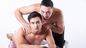 Hd Men Porn - Massage turns into hot men on men action