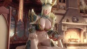 big tit monster sex - Zinogre (armor) - riding; vaginal fucked; big tits; big boobs; 3D sex porno  hentai; [Monster Hunter] watch online or download
