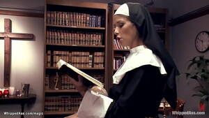 church lesbian orgy - Lesbian coeds Jodi Taylor and Sarah Shevon are bound by big tits MILF nun  Felony and mounted on sybian and whipped in lesbian taboo sex in the  basement of the Church -