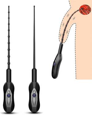 Male Urethra Toy Porn - ChicLSQ Silicone Vibrator Dilator 10 Vibration Modes Urethra Vibrator  Urethra Catheter Plug Urethra Probes Masturbation Massager for Men Sex Toy  (B) : Amazon.com.au: Health, Household & Personal Care