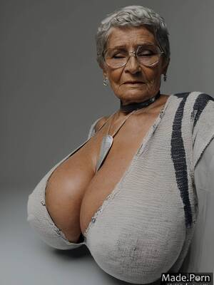 brazilian granny tits - Porn image of woman slutty thick sci-fi gigantic boobs thighs brazilian  created by AI