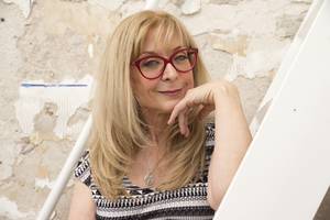 Jeremy Steele Porn 2009 - Porn star Nina Hartley poses after a press conference about Paola Suhonen  intimate cinematic portrait of