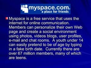 hacked myspace teens - Myspace | PPT