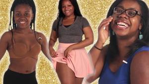 black girls swimming naked - Black Women Try Nude Fashion Part 2