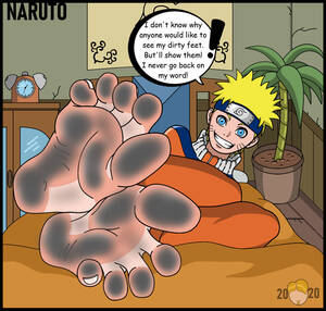 Naruto Foot Porn - Naruto's dirty innocent feet! by Zeus99234 on DeviantArt