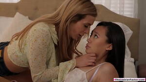 Asian Lesbian Tit Licking - Blonde lesbian pussy licking small tits asian best friend - XNXX.COM