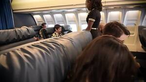 Homemade Stewardess Porn - Good Sex On A Plane Of A Young Couple With A Black Stewardess - EPORNER