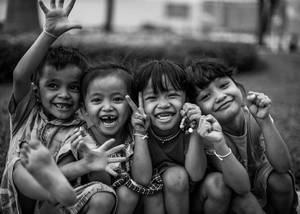 Cambodian Toddler Porn - Happy kids in Phnom Penh, Cambodia.