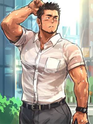 Muscle Hunk Gay Porn Anime - Bara World! Bear ArtMuscle MenAnime ...