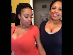 black twins kissing - Always fun ebony twin sisters bounce up and down to shake their enormous  real breasts here - LuxureTV