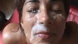 Brazil Cum Porn - Brazilian MILF Gets Eye Cumshot - Beeg.Porn