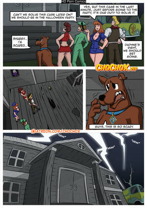 cartoon scooby doo fuck fest - Scooby Doo - The Halloween Night comic porn | HD Porn Comics