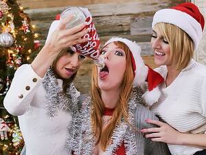 Christmas Drunk Sex - Natasha Ianova - Drunk Women Get Debauched Under the Christmas Tree