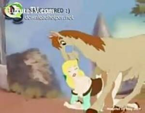 cartoon donkeys with dicks - Seductive cartoon slut getting fucked by a donkey in this animated movie -  LuxureTV