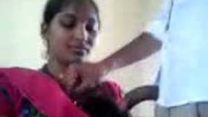 Clas School Blowjob Porn - South Indian college girl with her teacher in class room