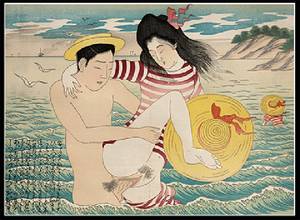 japanese art porno - Shunga; sex and pleasure in japanese art