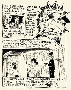 1990s Comics - A page from Mary Wings' \