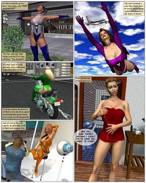 3d Superheroine Porn - American Fox- Superheroine Central - Porn Cartoon Comics