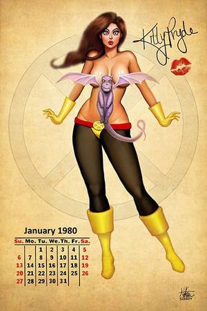 Jubilee Kitty Pryde Porn - Shadowcat & Lockheed by Nathan Szerdy