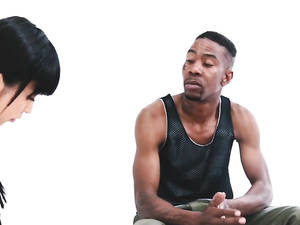 Big Man Petite Teen - 8:05 Adorable Asian Girl Banged By A Gigantic Ebony Dick