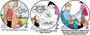 Family Circus Comics Sex - And in Family Circus, they are always having misunderstandings about their  grandmother's medical conditions. Maybe they're waiting until the kids are  ...