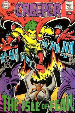 Dc Comics Creeper Porn - BEWARE THE CREEPER 3 SILVER AGE DC COMICS Art by Steve Ditko
