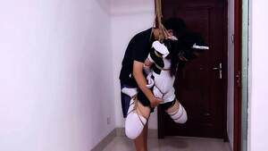 japanese teen hogtied - Lovely Japanese Teen In Uniform Gets Tied Up And Suspended Video at Porn Lib