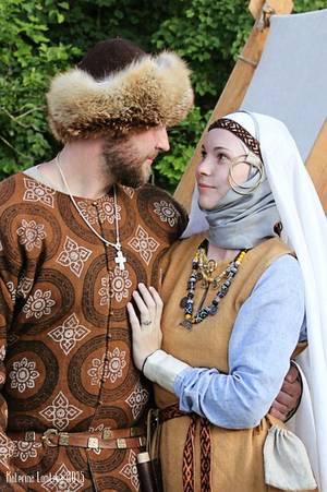 Ancient Medieval Porn - Medieval Slavic costume of Ancient Russia: Krivichi?