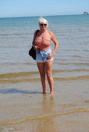 mature big tits beach - Busty Granny Beach Porn Pics & XXX Photos - LamaLinks.com