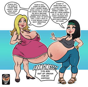 Inpregnate American Dad Haley Porn Comics - Francine and Haley Surrogates by AloysiusEroticArt on DeviantArt