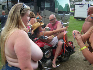 big breasts bbw biker sluts - bbw chubby fat plumper blonde boobs biker rally | MOTHERLESS.COM â„¢