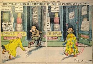 18th Century Drawn Comic Porn - The Yellow Kid Â· R. F. Outcault, 1898