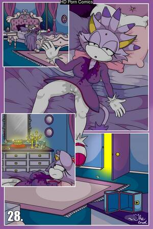 Blaze The Cat Lesbian Porn - Rouge And Blaze In House Call comic porn | HD Porn Comics