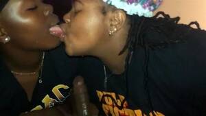 black lesbians licking dick - Watch Fat Bitches suck dick and kiss - Ebony, Blowjob, Kissing Lesbians Porn  - SpankBang