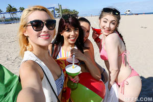 Bff Spring Break Porn - Bffs Gina Valentina, Gigi Flamez, and Martina Angel in Spring Breakers