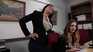 busty lesbian secretaries - Natural busty lesbian anal fucked in office - XVIDEOS.COM