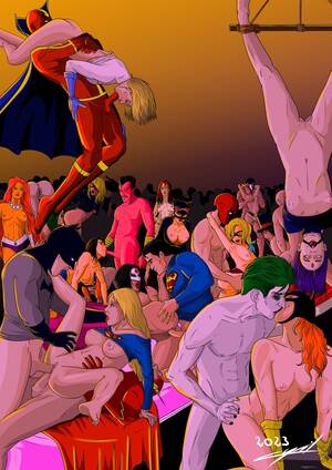 Dc Flash Porn - A bunch of DC characters (CyrilGuiraud) [DC Comics] free hentai porno, xxx  comics, rule34 nude art at HentaiLib.net