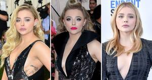 Chloe Moretz Facial Porn - Chloe Grace Moretz Braless Outfits: Photos With No Bra