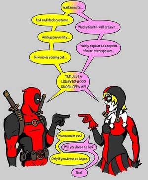 Deadpool And Harley Quinn Porn - Harley Quinn x Deadpool ;P