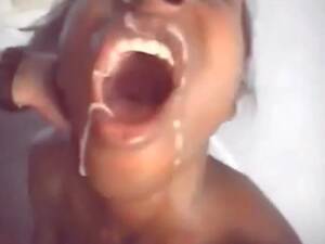 ebony spit cum - Spitting in black woman's face and sucking ass - ThisVid.com