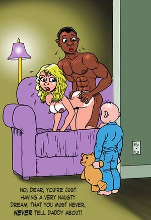 cuckold interracial breeding cartoons - Interracial Cuckold Toons