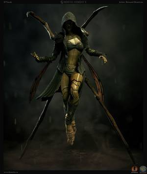 Mortal Kombat X Dvorah Porn - Mortal Kombat X - D'Vorah, Bernard Beneteau on ArtStation at https:/
