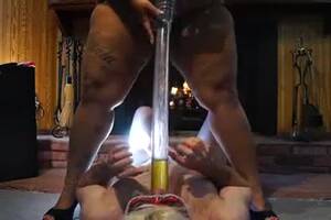 black pissing bbw - Black BBW pisses on her slave - ThisVid.com