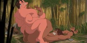 naked tarzan cartoons - Clayton rides Tarzan's cock - Tnaflix.com