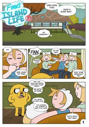 Adventure Time Finn Blowjob - Dezz - Finn's Island Life porn comic