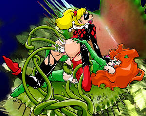 Harley Quinn Hentai Tentacle Porn - Harley & Ivy + Tentacles