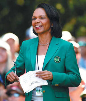 Condoleezza Rice Porn - Women no longer out of bounds at golf Masters|Americas|chinadaily.com.cn