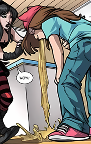 Honey Demon Xxx - Vomit Indiscretion Shot - TV Tropes